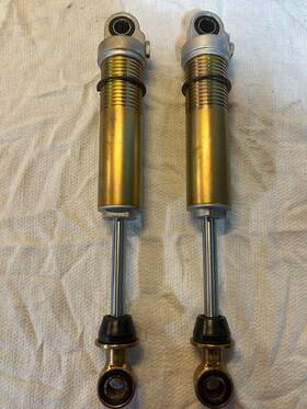 7041266 Polaris Fox Vintage Xcr 440 Ski Shocks Pair Restored Oem