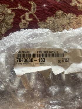 7043680-133 Polaris Spring Part 7043680 393x10.9 New Old Stock