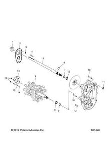 8-16x2.25-gr5-y Polaris 7518367 Bolt-carr 3/8-16x2.25-gr5-y