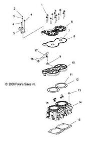7520128 Polaris M6 X 1 X1 3bleed Screw 2016 Switchback Pro Rmk Indy Auto