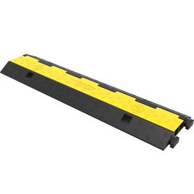 T3342p360021 Secsofier 11000lbs Rubber Modular Cable Protector Ramp 5 Packs 2 Channels Speed Bump Hump