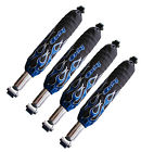 Set De Rzr Polaris Flame Protecteur Shock Cover Bleu Amortisseur 4 Racing