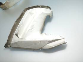 502007336 Ski-doo Oem 800 Summit White Lh Side Bottom Pan Panel