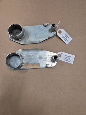 Ski-doo 503006700 Vintage Snowmobile Rear Suspension Link Plates Blizzard Set Of 2