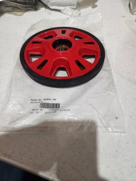 503192424 Ski-doo New 180mm Idler Wheel Mxz Red