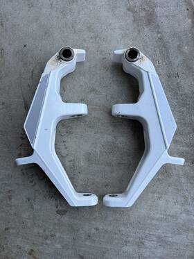 505074633 Ski-doo 2020 Backcountry X Ras 3 White Legs/spindles-left And Right
