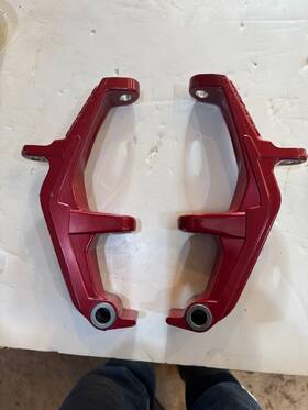 505075430 Ski-doo 505075429 Gen 4 5 Ras X 850 Spindles Sparton Red Pair