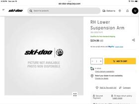 Ski-doo 505075475 Ski-doo Arm Suspension Inf R 36 Inch - Part Number