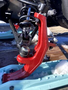 505075642 Ski-doo Gen5 850 Summit Deep Snow Spindles Spartan Red Set Of 2