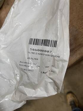 508000807 Ski-doo 2017-2022 Renegade 850 Adrenaline E-tec Left Air Filter