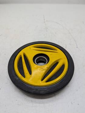 570097612 Ski-doo Skidoo Rear Yellow Idler Wheel 1999 Formula Sl 500 Used