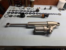 Kybpro36 Ski-doo Kyb Pro 36 Rear Shock With Triple Clicker. 17 1/4 Inch Eye To