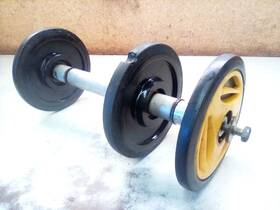 R0165 Ski-doo 2001 Mxz 500 Rear Suspension Back Axle And Idler Wheels