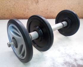 R0165g Ski-doo 2004 Legend 500 Ss Rear Suspension Back Axle And Idler Wheels Grand Tour