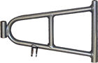 Sm-08180 Sports Parts Inc Spi Chromoly Snowmobile Replacement Lower Right Silver