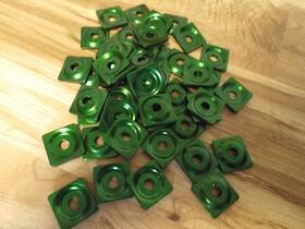 Stud Boy 2461-p2-grn Studboy Aluminum Backers Green 44 Ct