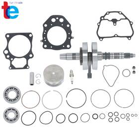 Na-10042 Turitrade Tr77680 For Honda Trx420 Rancher Engine Rebuild Kit Crankshaft Piston 12-13