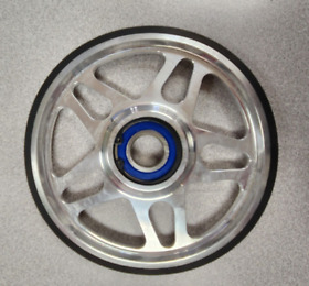 02-695a Wear Resistant Aluminum Idler Wheels 6.40inch 20mm Id