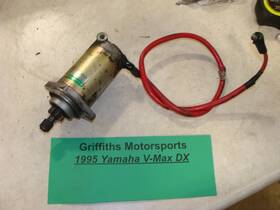 8bb-81800-01 Yamaha 1995 Vmax 600 Dx 8cg Oem Electric Start Starter Motor Denso W Cable
