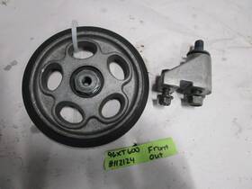 8cm-47419-20-00 Yamaha 96 Vmax 600 Xt Snowmobile Suspension Rail Front Outer Wheel And Bracket
