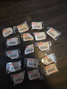 8cr-47341-11-00 Yamaha 8cr473411100 Nos Oem Idler Bogie Drive Wheel Spacers Part#8cr-47341-11-00 Lot Of 16