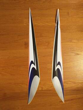 8ds-7711g-00 Yamaha Snowmobile 2001 V-max Deluxe Oem Tunnel Frame Decals New Left And Right