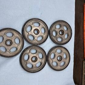 8u700 Yamaha 1985 Vintage Snowmobile Srv540 Srv 540 Rear Suspension Idler Wheels 6 Inch