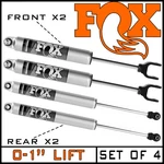 Fox Performance 2.0 Front Rear Shocks 20-25 Silverado Sierra 2500 3500 0-1" Lift. Fixed Price $769.99.