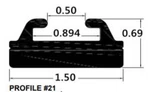 Spi Slide Profile Black 56IN. 421-56-80. Fixed Price $39.21.