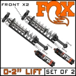 Fox 2.5 Performance Elite Dsc +0-2" Front Coilover Shocks 2015-20 Ford F-150 4WD. Fixed Price $2267.95.
