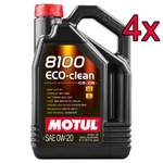 Case Of 4 Motul 8100 Eco-clean Full Synthetic 0W-20 Engine Motor Oil 5L. Fixed Price $190.88.