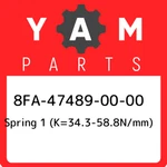 8FA-47489-00-00 Yamaha Spring 1 (K=34.3-58.8N/MM) 8FA474890000, New Genuine Oem. Fixed Price $354.46.