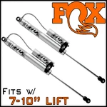 Fox 2.0 Rear Reservoir Shock Absorbers 2002-06 Chevy Avalanche 2500 W/7-10" Lift. Fixed Price $624.95.