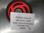 Polaris Indy Xc 500 Gen 2 1999 Bogie Wheel And Bracket. Fixed Price $22.00.