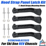 For Ski Doo Hood Panel Latch Kit Rev Mxz Gsx Gtx Summit 517302448 4XSTRAPS. Fixed Price $14.99.