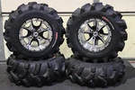 Yamaha Grizzly 350 25" Executioner Atv Tire & Cobra M/b Wheel Kit SRA1CA. Fixed Price $989.98.