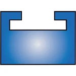 Kimpex Black Slide Profile 19 Length 52.25" 04-228-33. Fixed Price $35.16.