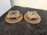 #A409 2000 Arctic Cat 300 4X4 Front Wheel Hub & Rotor Left Right Set Oem. Fixed Price $40.00.
