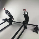 Parallel Link Kit & Coilovers 3500LBS. For 64-73 Mustang Fits QA1 Shocks. Fixed Price $999.95.