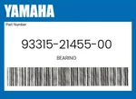 Yamaha Genuine Bearing 93315-21455-00. Fixed Price $30.25.