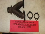 1979 Arctic Cat Eltigre 440 6000 L/c AF44L2 Exhaust Manifold Y Pipe. Fixed Price $34.00.