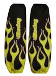 Shock Cover Pour Bombardier Mxz,renegade, Couvre Amortisseur, 2 Flame Sunburst. Fixed Price $35.92.