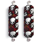 Red Skull Arctic Cat Sled Shock Protector Covers Snowmobile (set Of 2) New. Fixed Price $28.90.