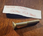 Yamaha Oem Track Suspension Flat Head Screw 1980 SR540 SRX440 92702-08060 #YA5. Fixed Price $7.50.