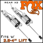 Fox 2.0 Performance Rear Reservoir Shocks Fit 07-18 Jeep Wrangler W/2.5-4" Lift. Fixed Price $674.95.