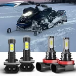 For Arctic Cat F1000 2007-2009 Led Headlights High Low Beam PN.0609-782 0609-783. Fixed Price $27.99.