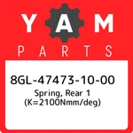 8GL-47473-10-00 Yamaha Spring, Rear (K=2100NMM/DEG) 8GL474731000, New Genuine. Fixed Price $196.28.