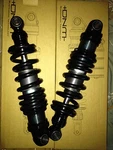 Dnm Black 10.5" Slammer Rear Shocks Pair 1991-2015 Harley Dyna Fxd. Fixed Price $165.00.