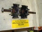 2000 Polaris Indy Triumph 600 Triple Track Drivers Shaft Wheels Cogs Axle. Fixed Price $44.00.