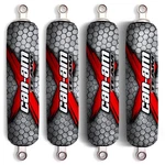 Red X Canam Team Shock Covers Bombardier Renegade Outlander 400 500 650 800 1000. Fixed Price $39.95.